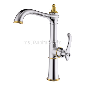 Tembaga Deck Gunung Single-Handle Kitchen Faucet Set Kit